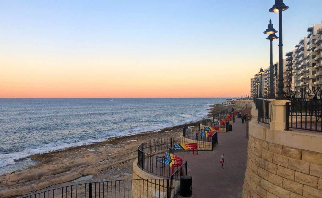 Malte-en-hiver-Sliema